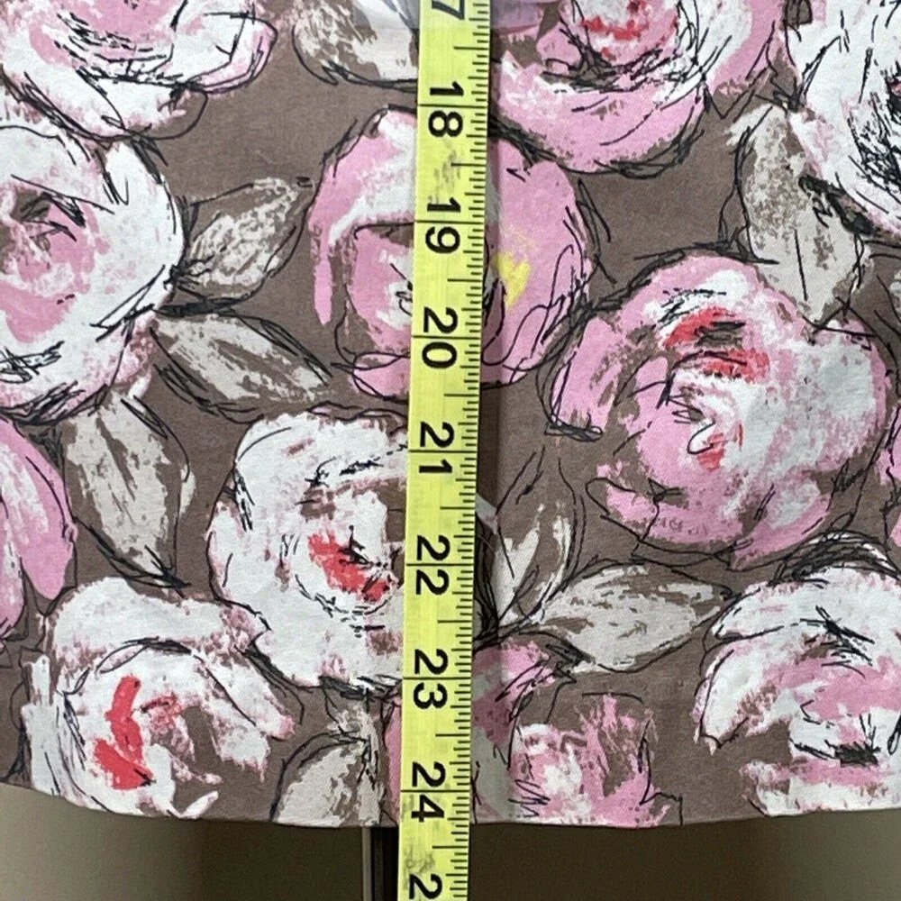 Vintage Jackpot Skirt Carli Gry Straight NWT New Brown Pink Size 4 -US 12/14 - Picture 4 of 12